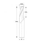 SC1200 Double flute upcut finish bits - Image 3