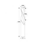 SC1300 Double flute downcut finish bits - Image 3