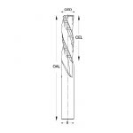 SC2300 Triple flute downcut finish bits with chipbreakers - Image 3