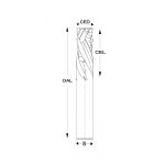 SC3600 Four flute  fast cut compression router bits (Comb Rougher / Finisher) - Image 3