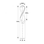 SC6000 Double flute upcut Ballnose bits - Image 3