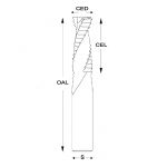SC7000 Double flute upcut Rougher bits - Image 3