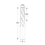 SC9100 Four flute downcut Fastcut Rougher/Finisher - Image 3